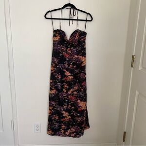 Tropical Ankle Length Dress